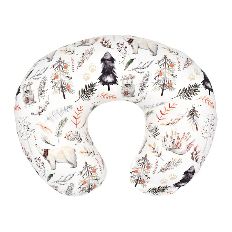 Nursing Pillow Breastfeeding - ปลอกหมอนรองให้นมลูก ปลอกหมอนให้นมลูกแบบถอดได้ ลายสัตว์ นุ่ม สำหรับเด็กผู้หญิงและเด็กผู้ชาย