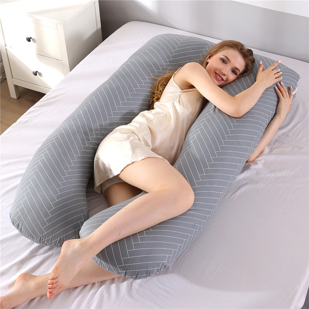 Nursing Pillow Breastfeeding - หมอนตั้งครรภ์ 130*70 ซม.หมอนเอวนอนสําหรับหญิงตั้งครรภ์หมอนพยาบาลให้นมบุตรสําหรับสตรี