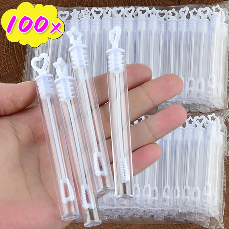 Zwitsal Baby Products - 100/10Pcs Mini Bubble Tube ขวดสบู่โปร่งใส Love
