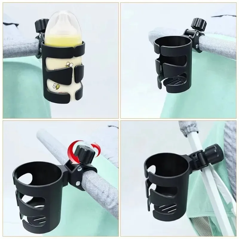 Zwitsal Baby Products - ที่วางแก้วอเนกประสงค์สำหรับรถเข็นเด็ก อุปกรณ์เสริมรถเข็นเด็ก ที่วางขวดน้ำ หมุนได้ 360 องศา