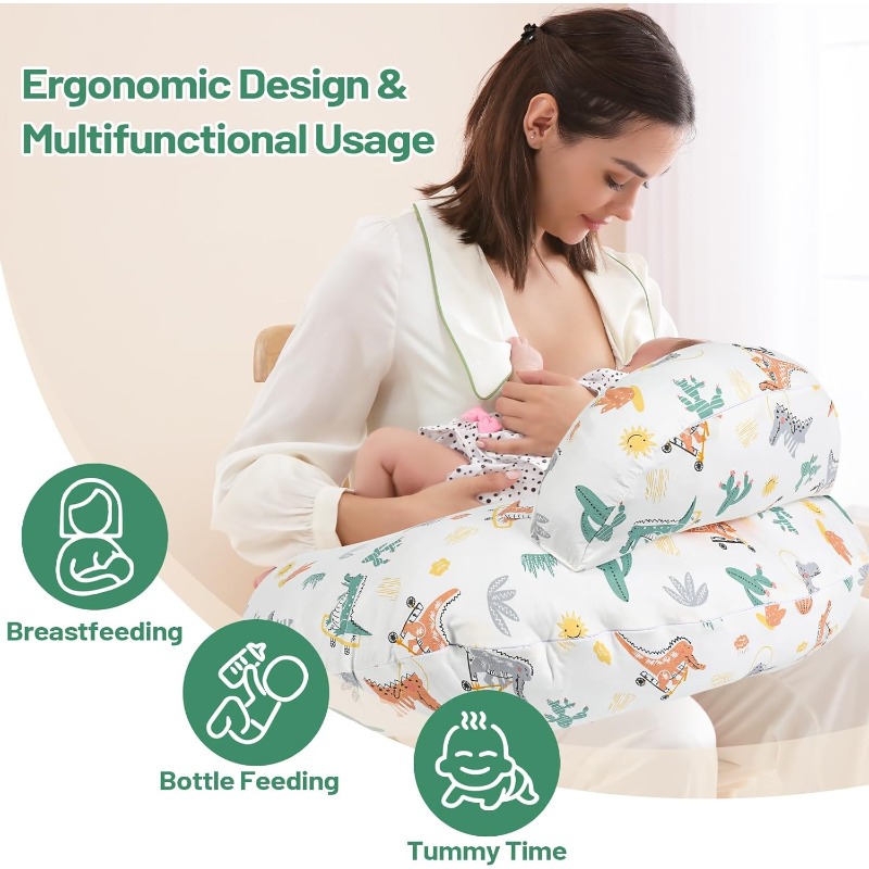 หมอนรองให้นมลายสัตว์ - ปลอกหมอ - Nursing Pillow Breastfeeding บทวิจารณ์และราคา
